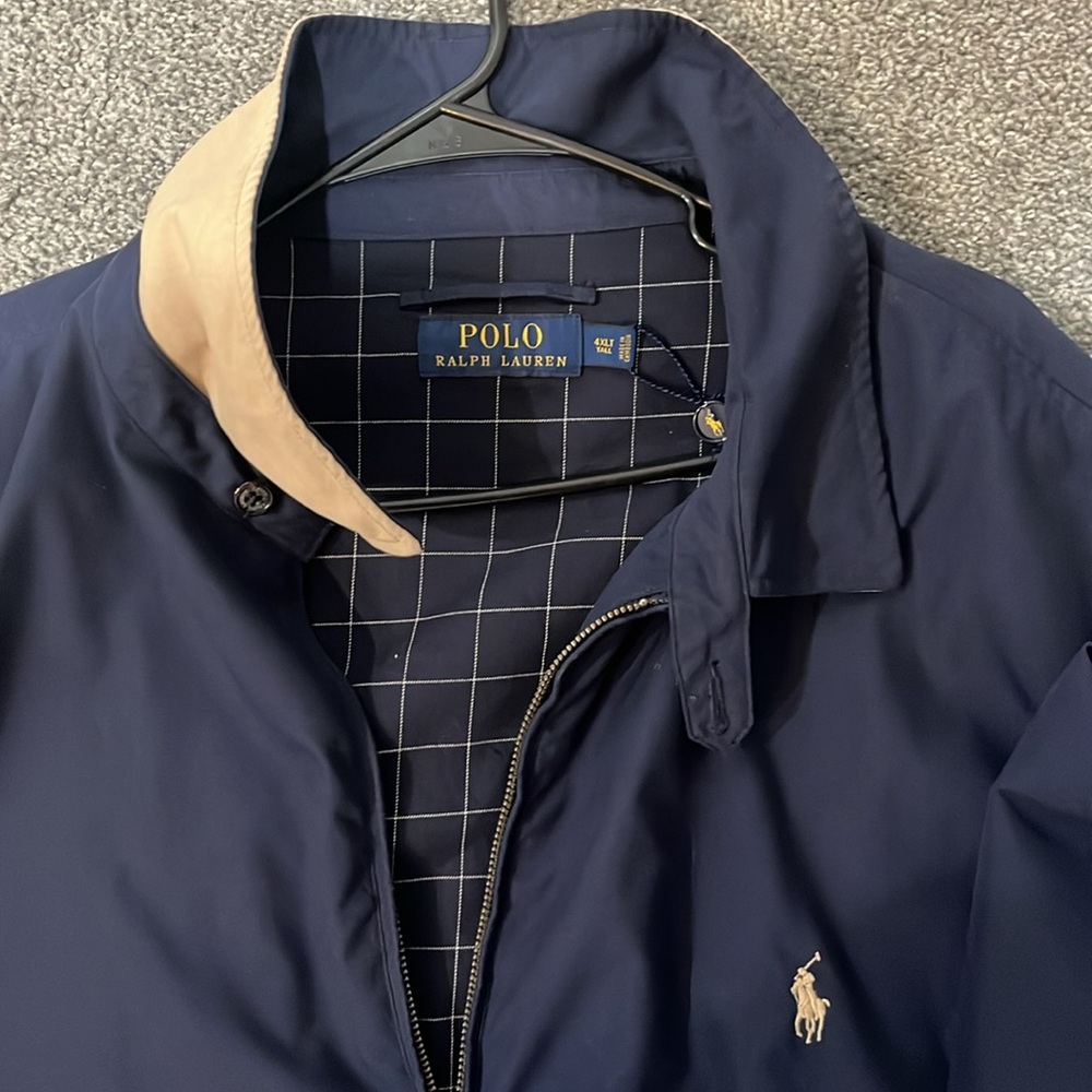 Polo Ralph Lauren Men's Navy Lightweight Windbreaker 4XLT